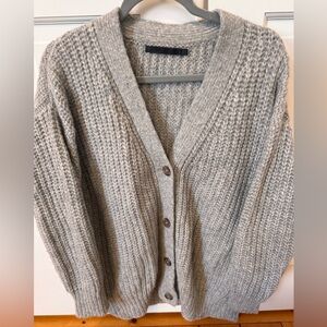 Jenni Kayne Gray Knit Cardigan